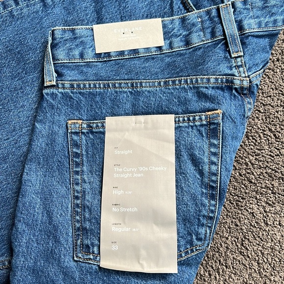 Everlane Curvy ’90s Cheeky® Jean - NWT - size 33 - Picture 6 of 8